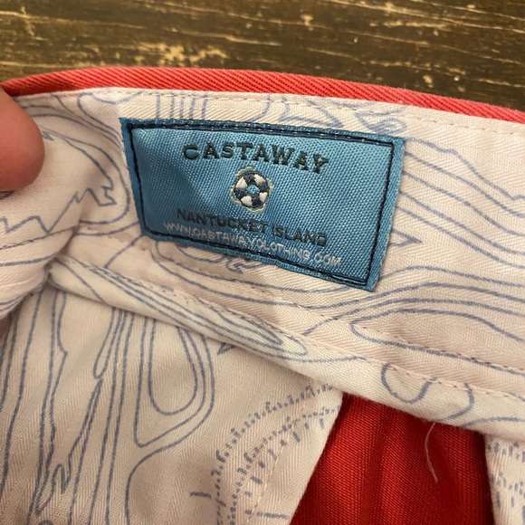 Castaway Nantucket preppy shorts scotch & cigar size 40 - Picture 5 of 5